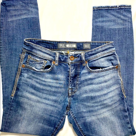 BKE Other - BKE Buckle Alec Skinny Leg Men Blue Denim Jeans Size 30S